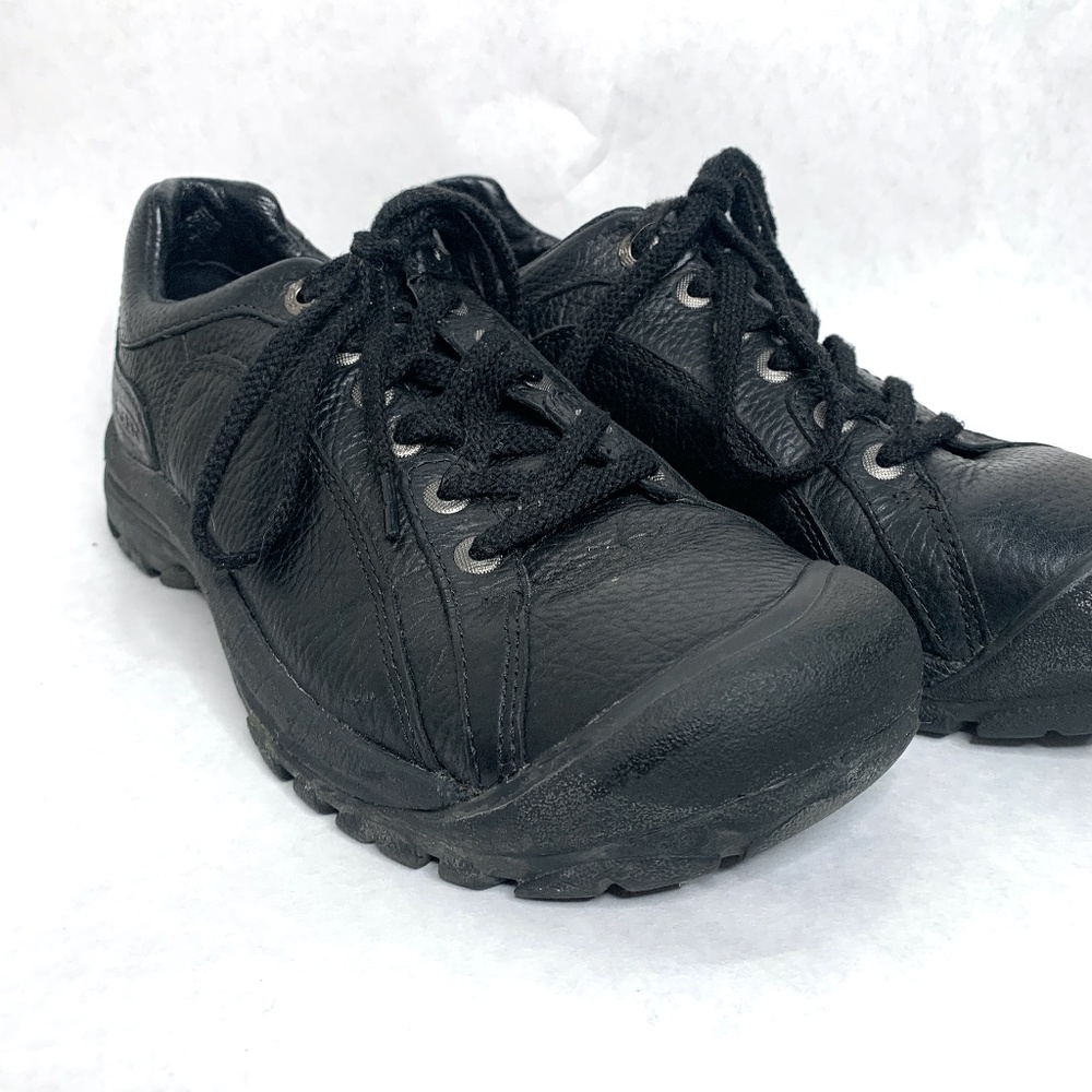 KEEN Women's Briggs II Black Leather Shoe Sz. 7.5